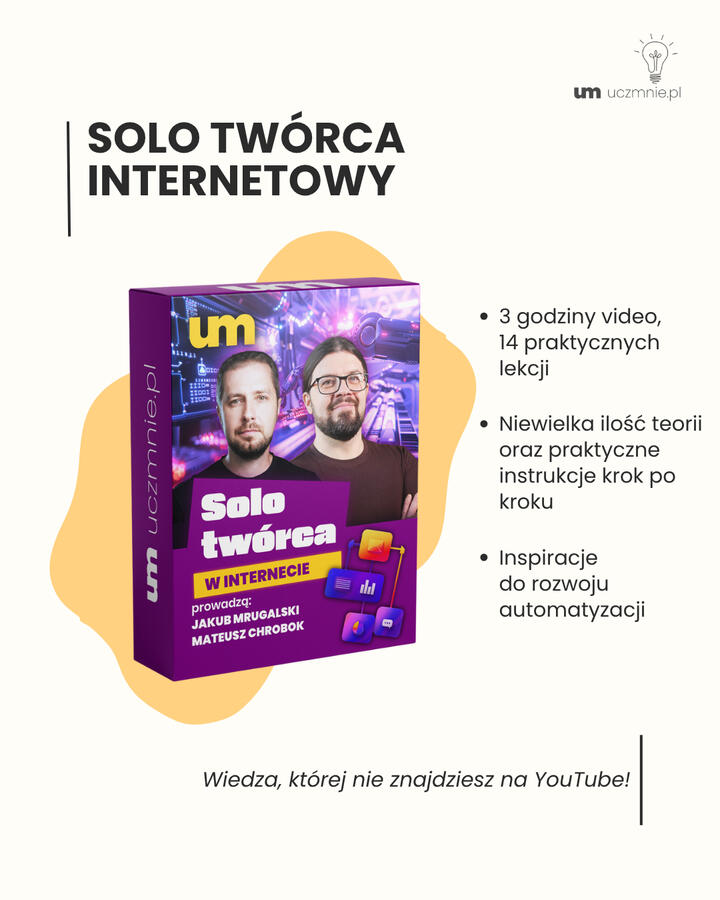 Kurs solo twórca internetowy